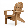 Fauteuil de jardin Adirondack 79 x 88 x 95 cm en bois brun pliant